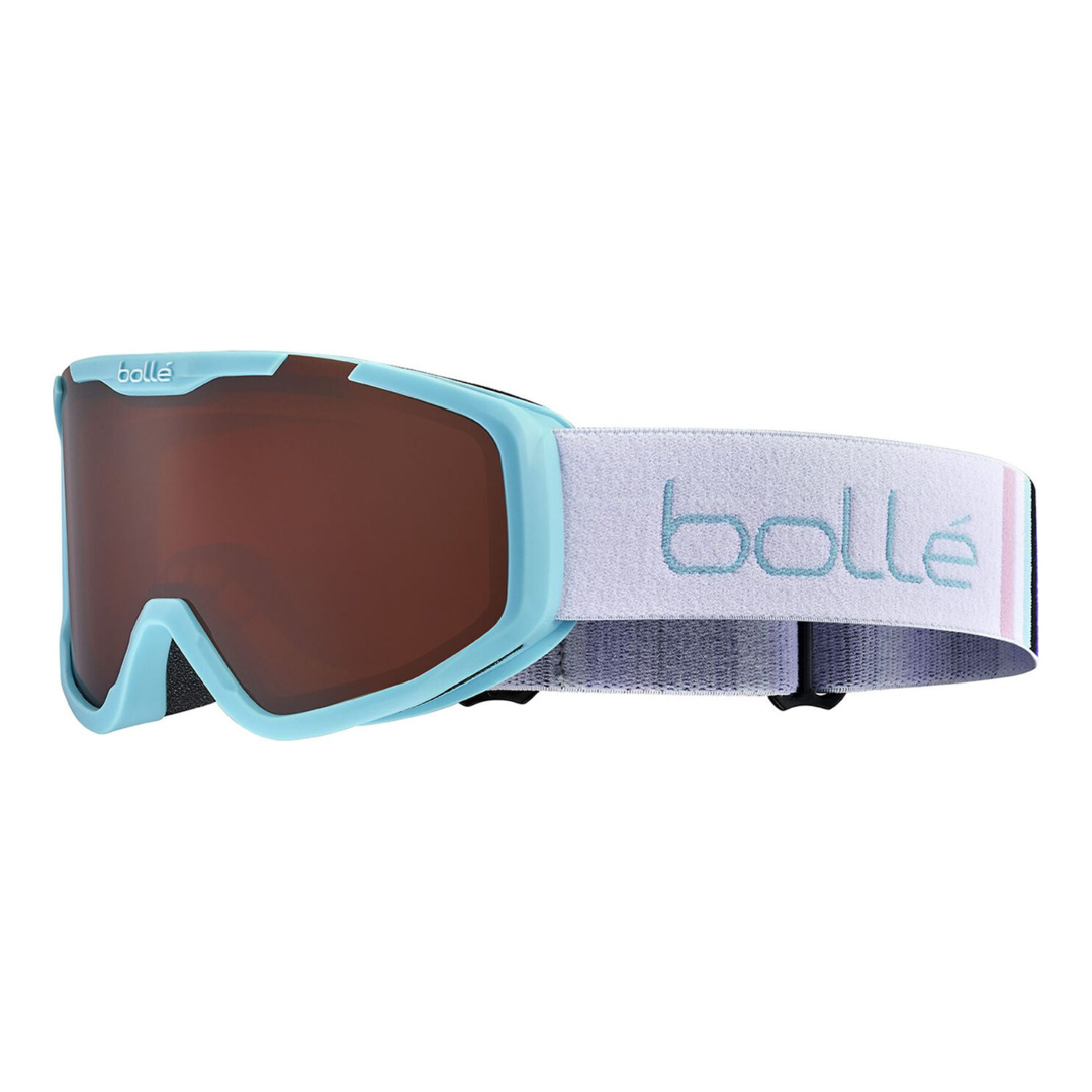 Maschera BOLLE ROCKET Blue White Matte - Rosy Bronze Cat 3-Junior