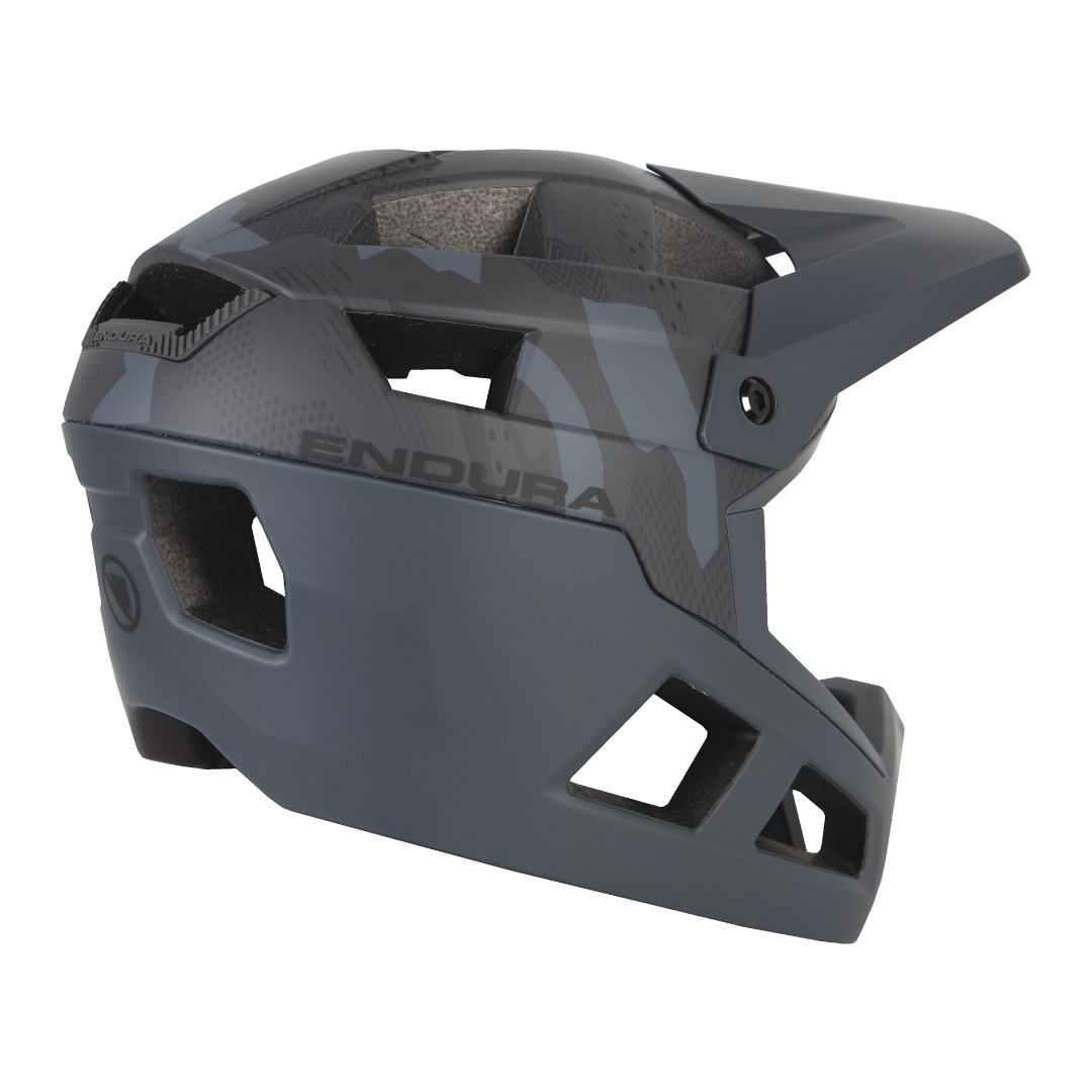 ENDURA Singletrack Youth Full Face Helmet_Grey Camo|Junior