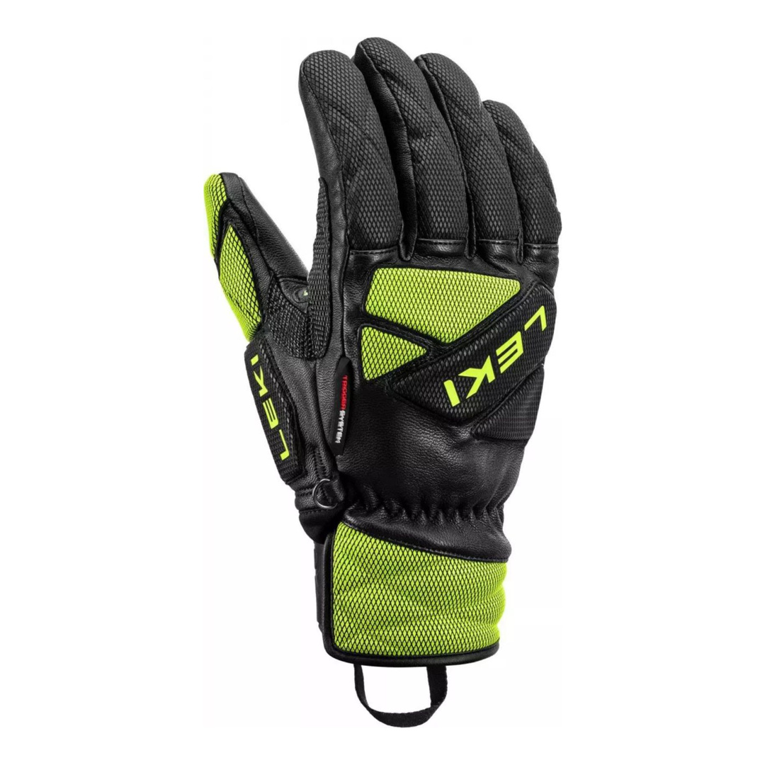 Guanti LEKI WCR Venom DH 3D_black-ice lemon-Unisex