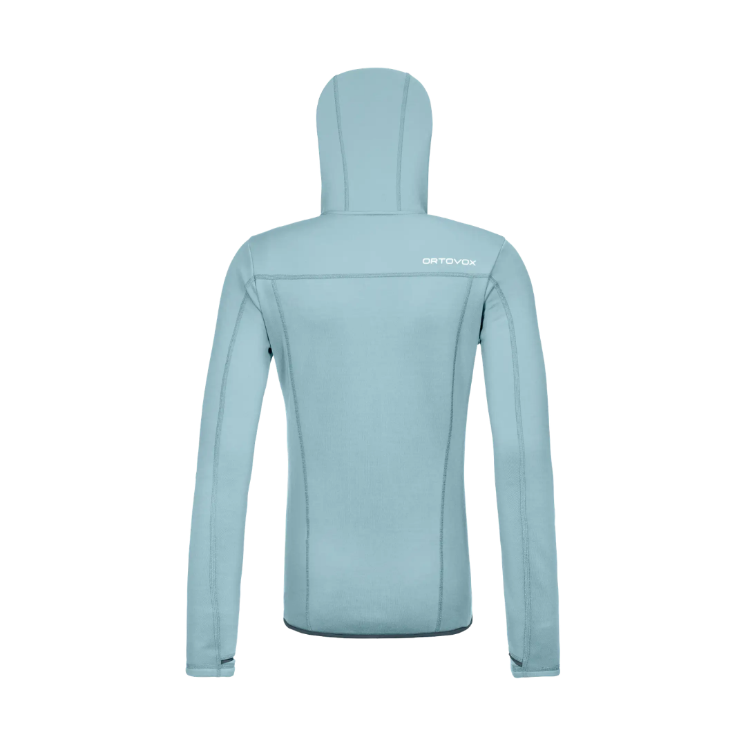 Fleece tecnico con capuccio donna