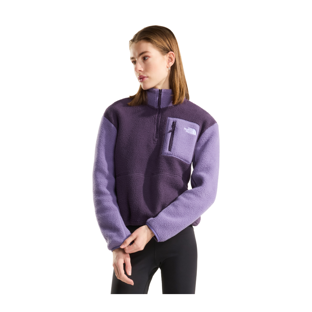 Fleece donna YUMIORI 1/4 ZIP