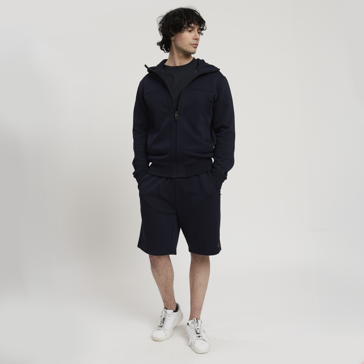 IL BELE' SUMMER MAN SWEATSHIRT HOODY FULL ZIP