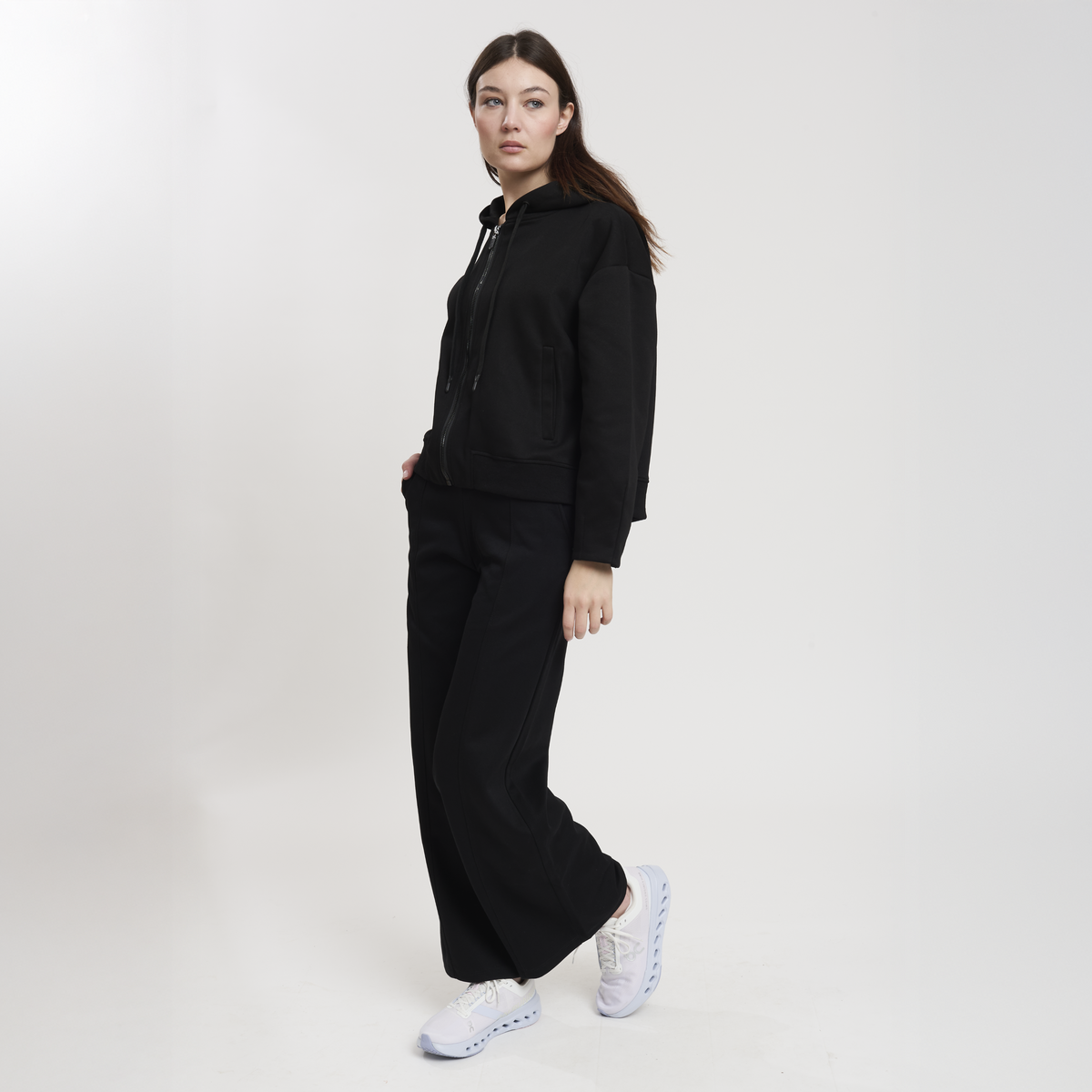LALLA WOMAN FULL ZIP HOODY SWEATSHIRT