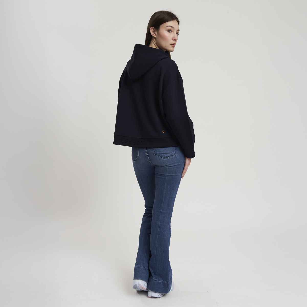 LALLA WOMAN FULL ZIP HOODY SWEATSHIRT