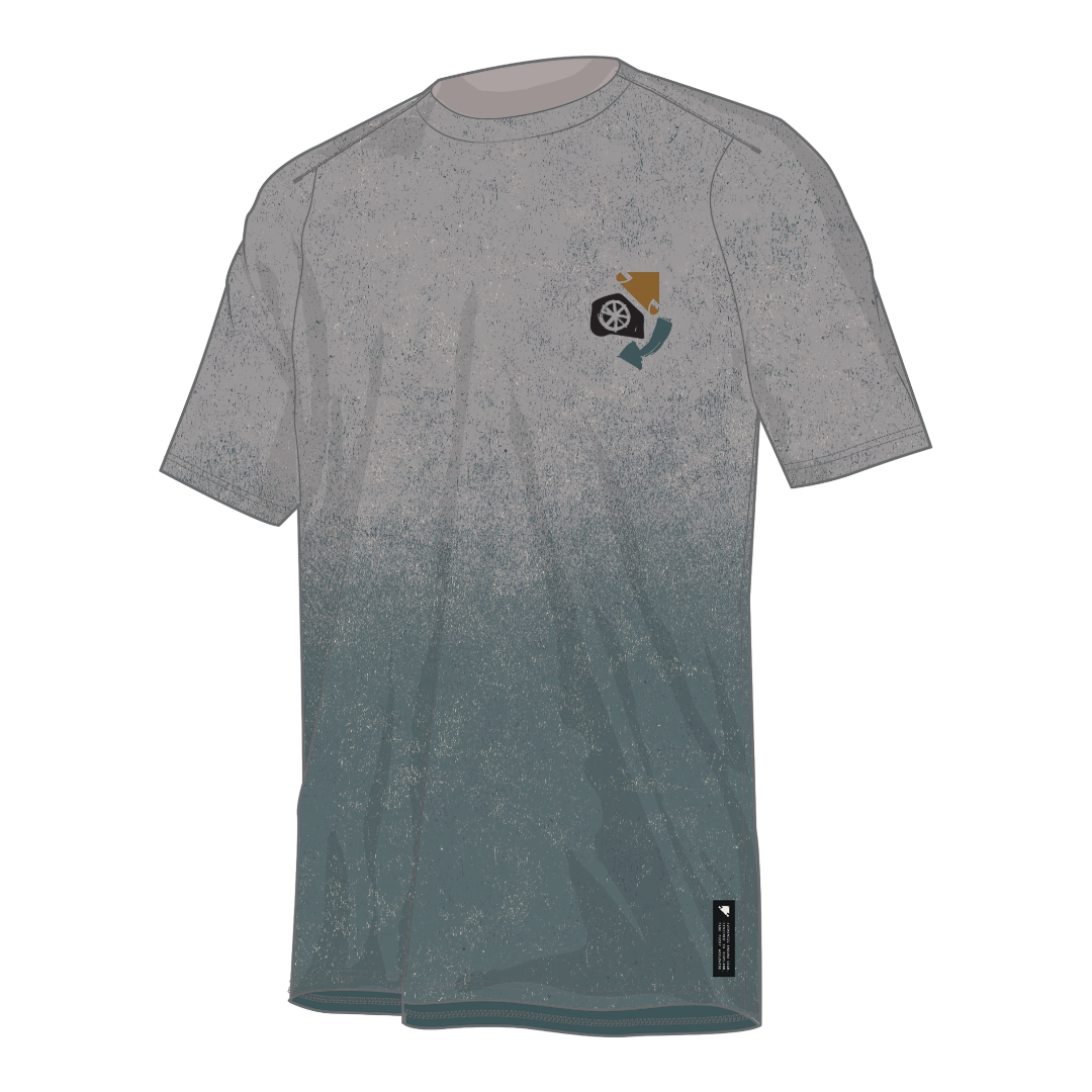T-shirt bici uomo SINLETRACK S/S PRINT TEE