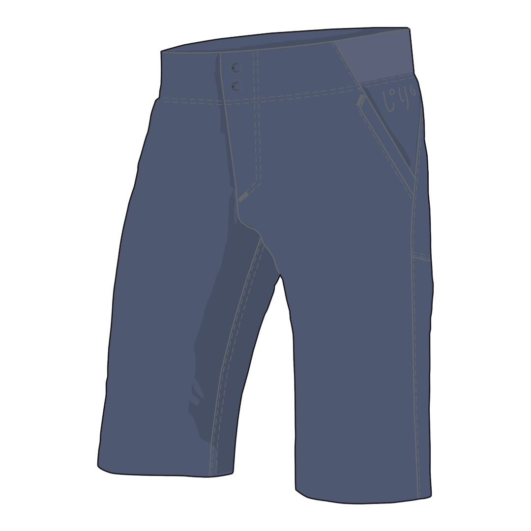 Pantaloni corti mtb uomo HUMMVEE LITE