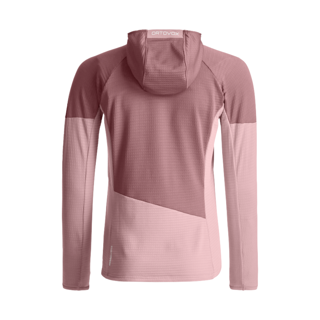 Fleece tecnico con cappuccio donna