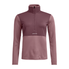 Fleece tecnico con collo a zip donna