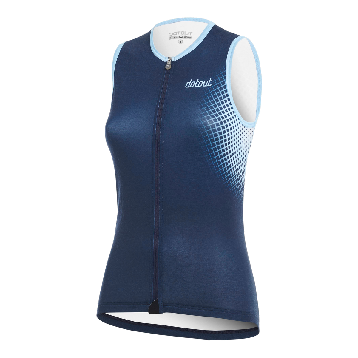SQUARE SLEEVELESS W JERSEY
