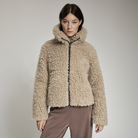 LA TERRY WOMAN TEDDY JACKET REVERSIBLE