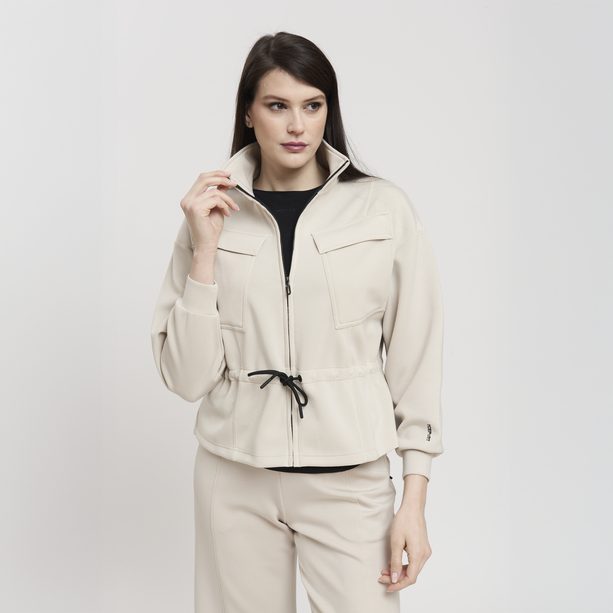 LA BETTA WOMAN FULL ZIP SWEATSHIRT