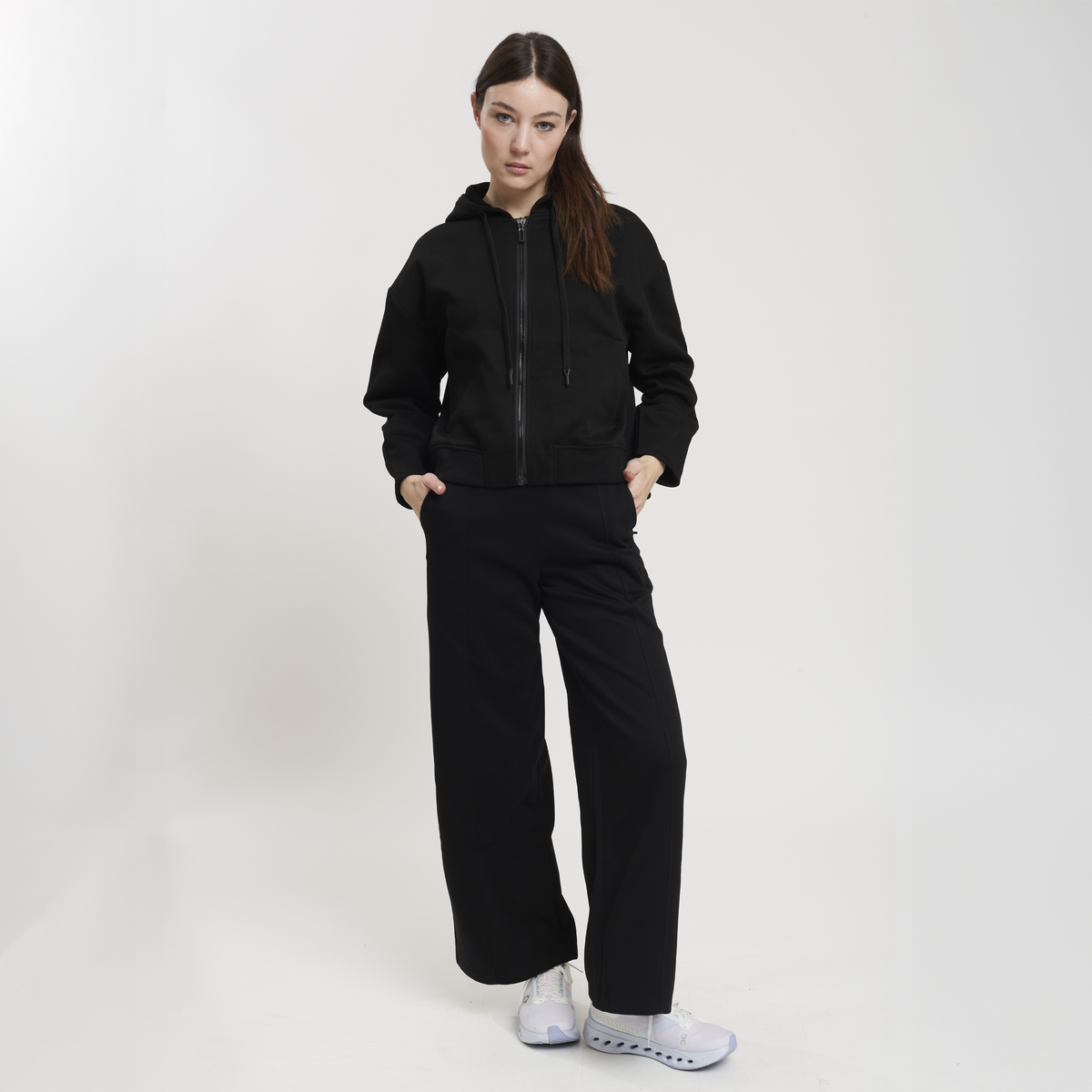 LALLA WOMAN FULL ZIP HOODY SWEATSHIRT