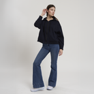 LALLA WOMAN FULL ZIP HOODY SWEATSHIRT