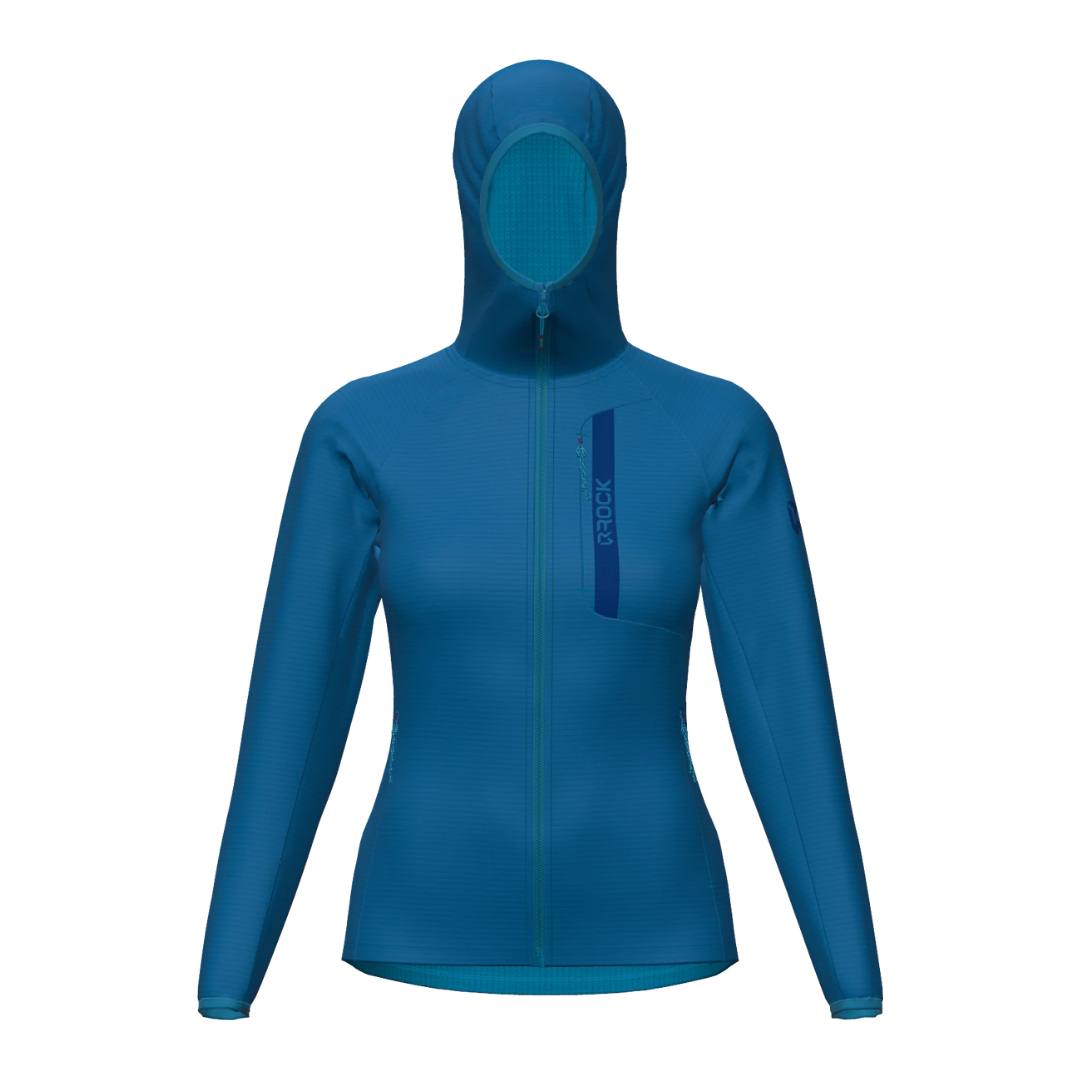 Fleece tecnico con cappuccio donna ARROWS 2.0