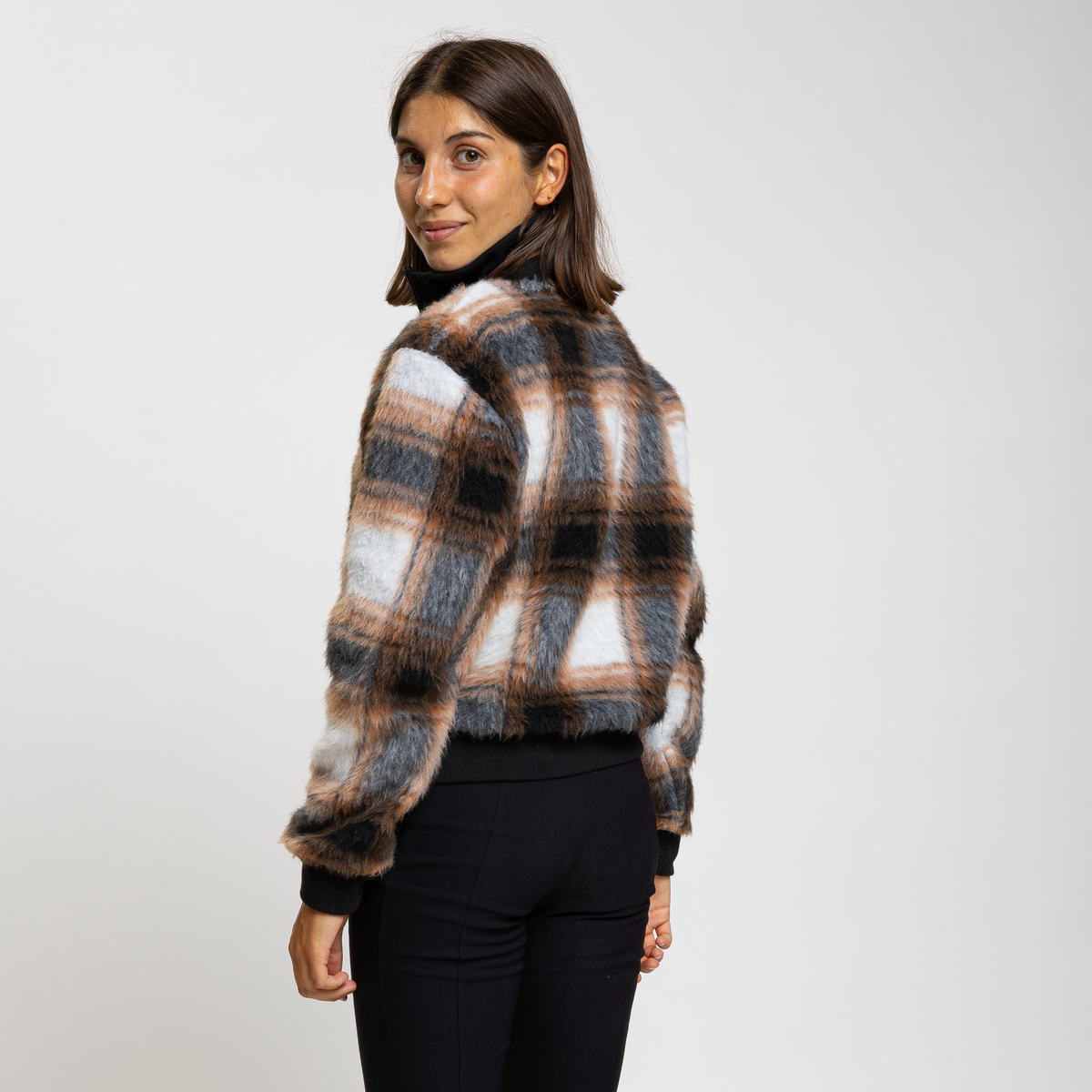 Fleece tecnico donna BLOOM MOCK NECK