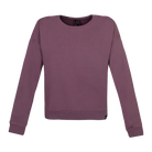 Spaghetti Boulder Font Crew Neck felpa donna