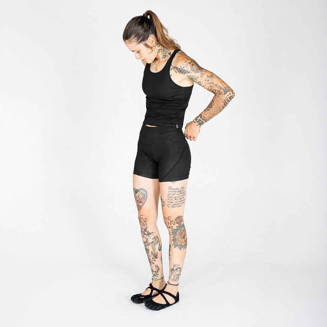 Spaghetti boulder Leggings corti donna TAGLIOLINI 2.0